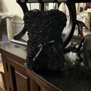 Black Rose Teddy Bear